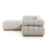 Four Hands Roma Outdoor 3 Piece Sectional Sofa with Ottoman