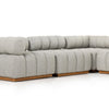 Four Hands Roma Outdoor 5 Piece Sectional Sofa