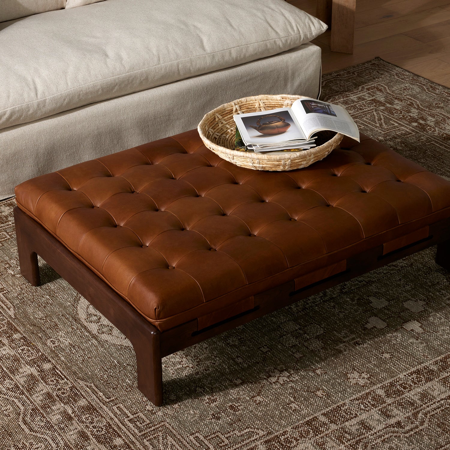 Four Hands Halston Cocktail Ottoman