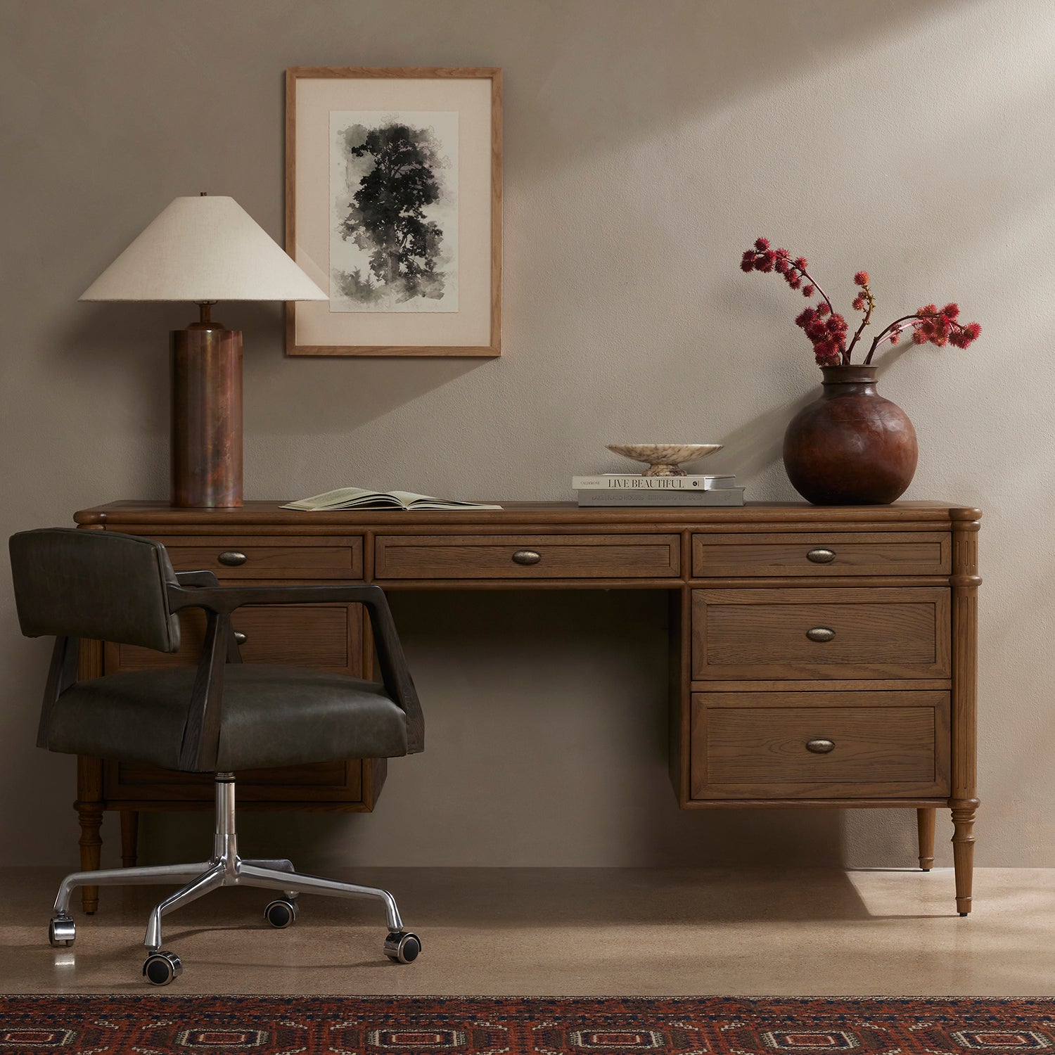 Four Hands Toulouse Executive Desk