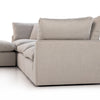 Four Hands Stevie 3 Piece Left Sectional with Ottoman