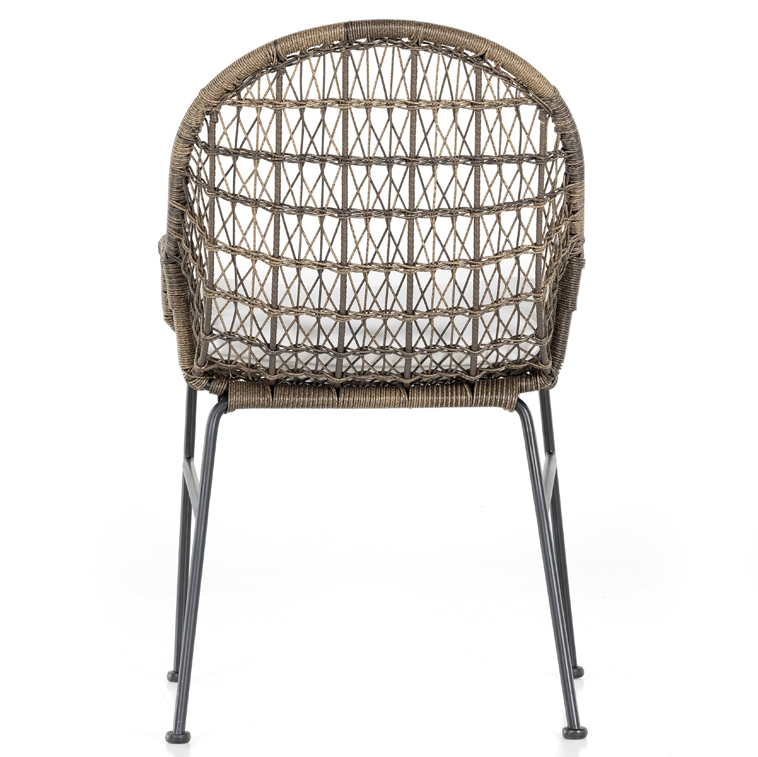 Four Hands Bandera Cushion Low Arm Outdoor Dining Chair Set of 2