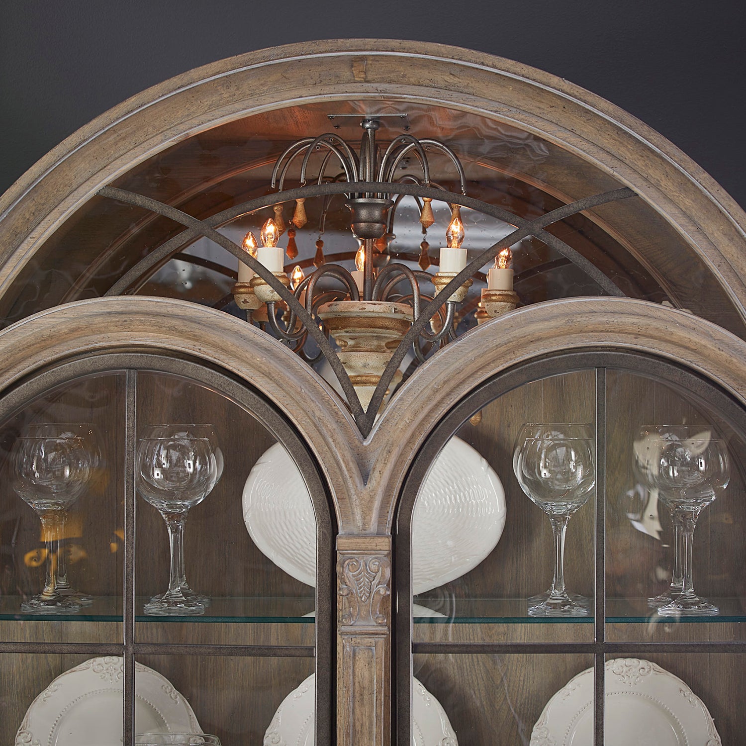 A.R.T. Furniture Arch Salvage Gwynn Curio China Cabinet