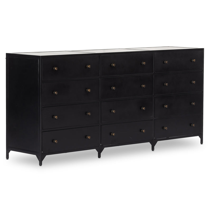 Four Hands Belmont 12 Drawer Dresser Paynes Gray