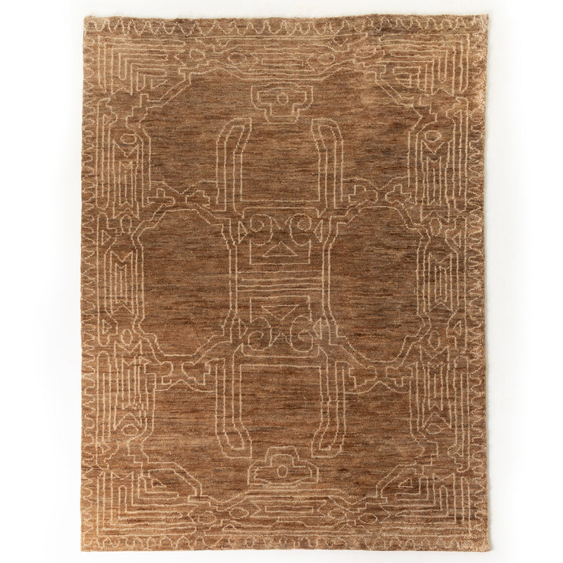 Four Hands Tozi Hand Knotted Jute Rug Paynes Gray