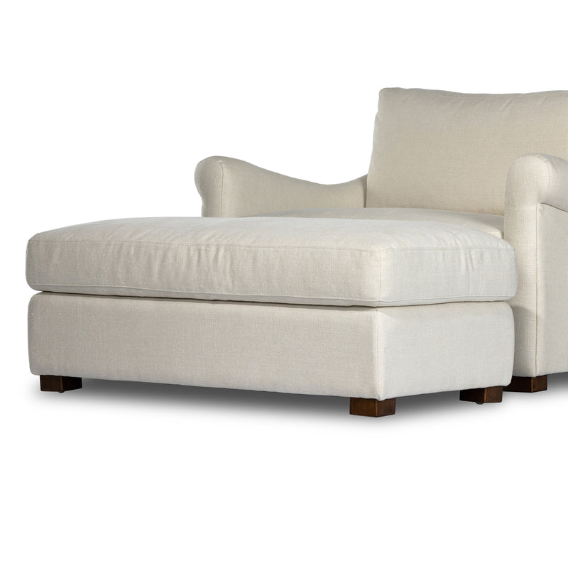 Four Hands Bridges Chair and Half with Ottoman - Final Sale