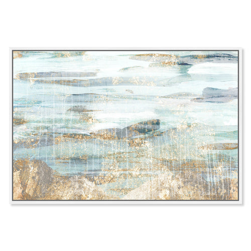 Oliver Gal Morning Clouds Framed Canvas Print Wall Art