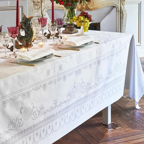 Garnier Thiebaut Eloise Diamant Jacquard Tablecloth