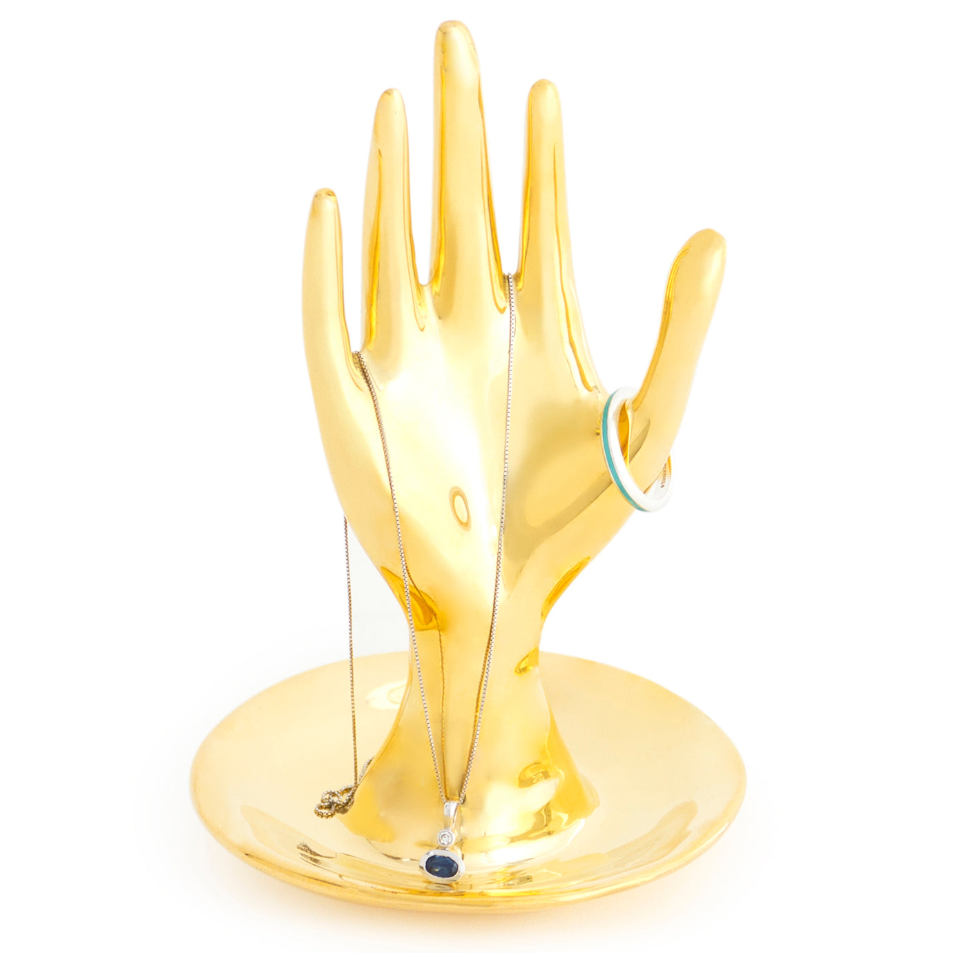 Lemonandeus Buddha Hand Jewelry Dish Trinket Rings Holder Jewelry Ring Tray  (Gold) : Amazon.in: Jewellery