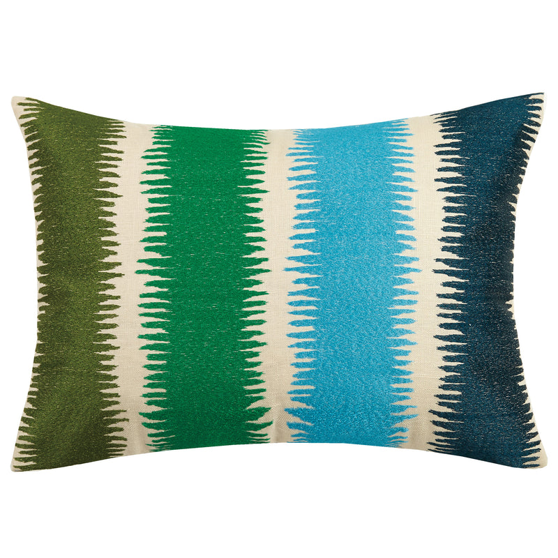 Gamut Embroidered Throw Pillow