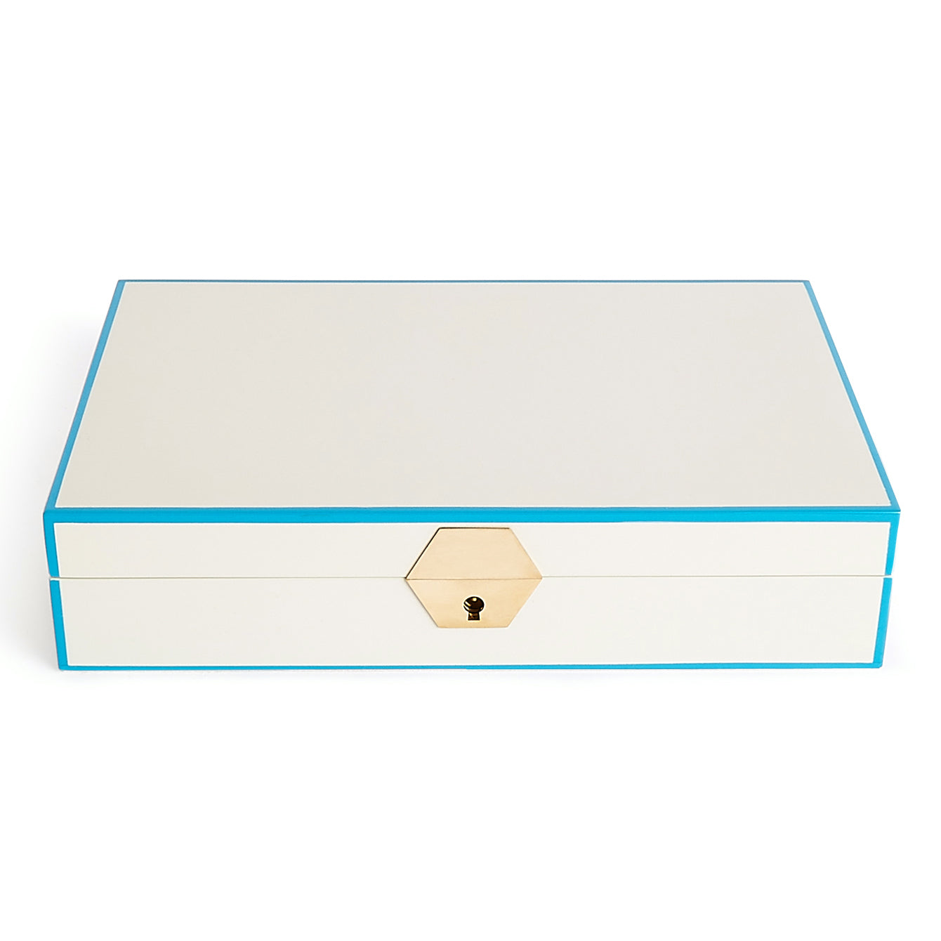 Jonathan Adler Lacquer Jewelry Box Paynes Gray