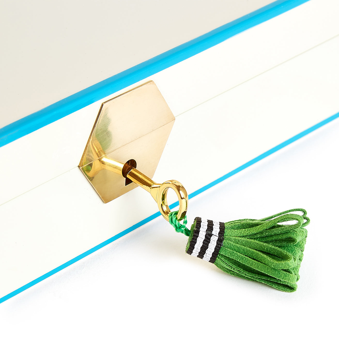 Jonathan Adler Lacquer Jewelry Box Paynes Gray