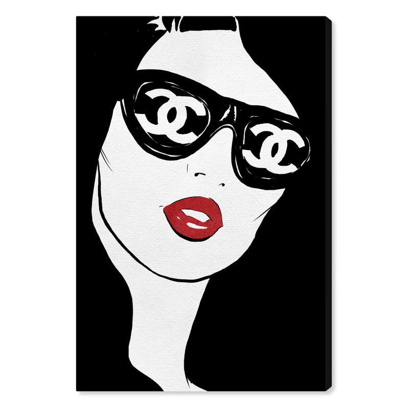 Oliver Gal Sunglasses Flare Canvas Wall Art