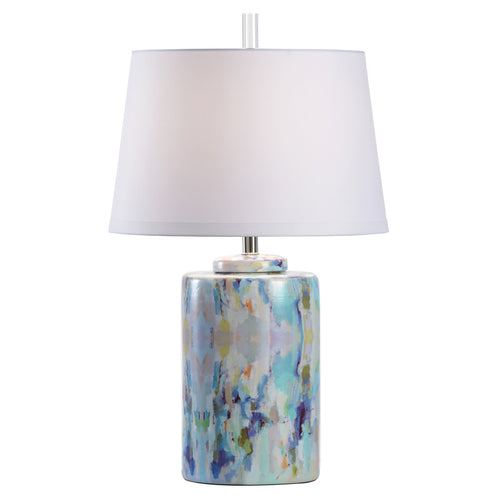 Wildwood Wintergreen Cylinder Table Lamp