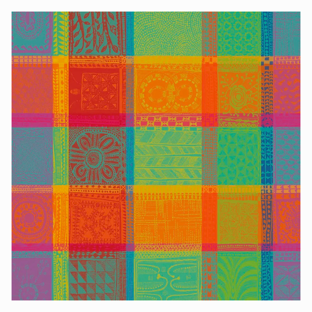 Garnier Thiebaut Mille Wax Creole Jacquard Tablecloth
