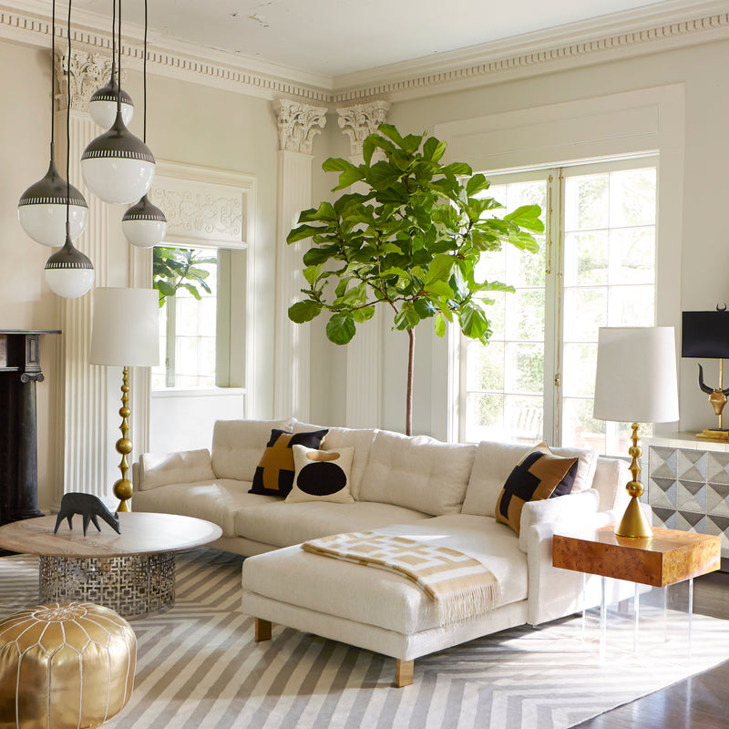 Jonathan Adler Bond End Table Paynes Gray