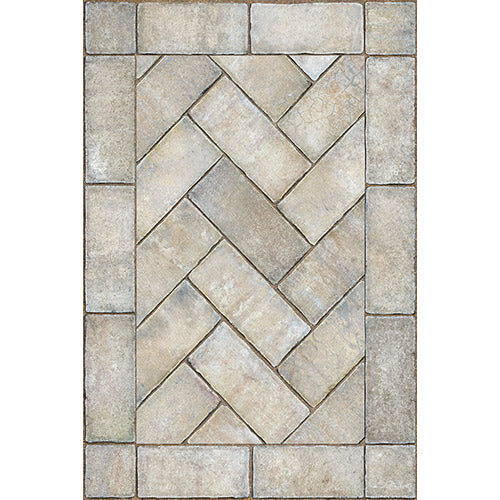 Herringbone - Grand Illumination Vinyl Floorcloth