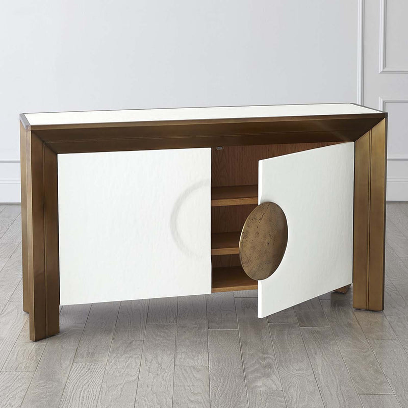 Global Views Framed Console Cabinet