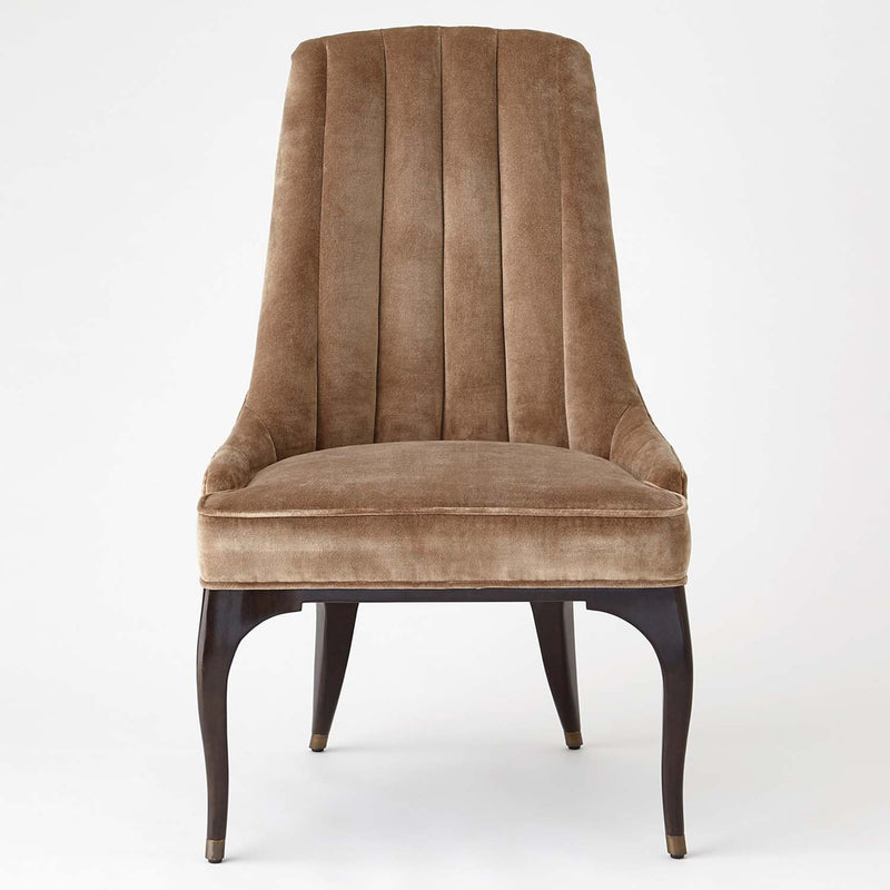 Global Views Channel Tufted Dining Chair