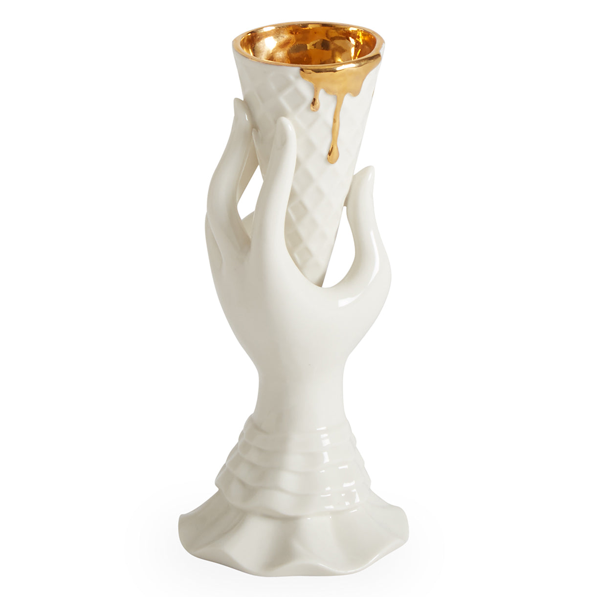 Jonathan Adler I Scream Gilded Vase