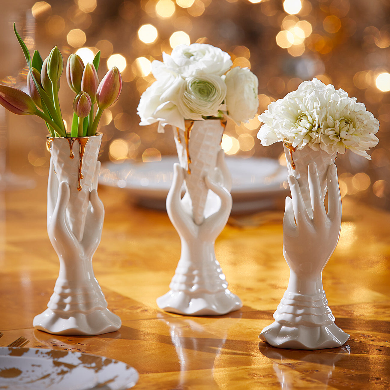 Jonathan Adler I Scream Gilded Vase