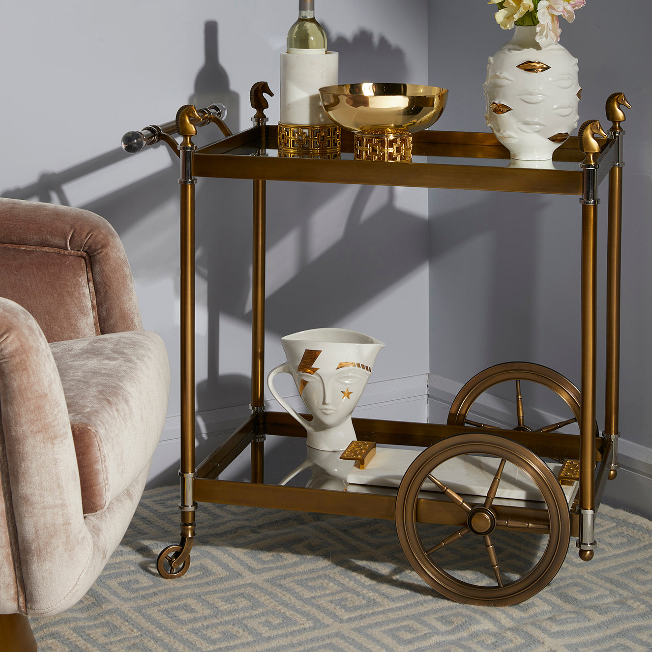 Jonathan Adler Giuliette Gilded Pitcher