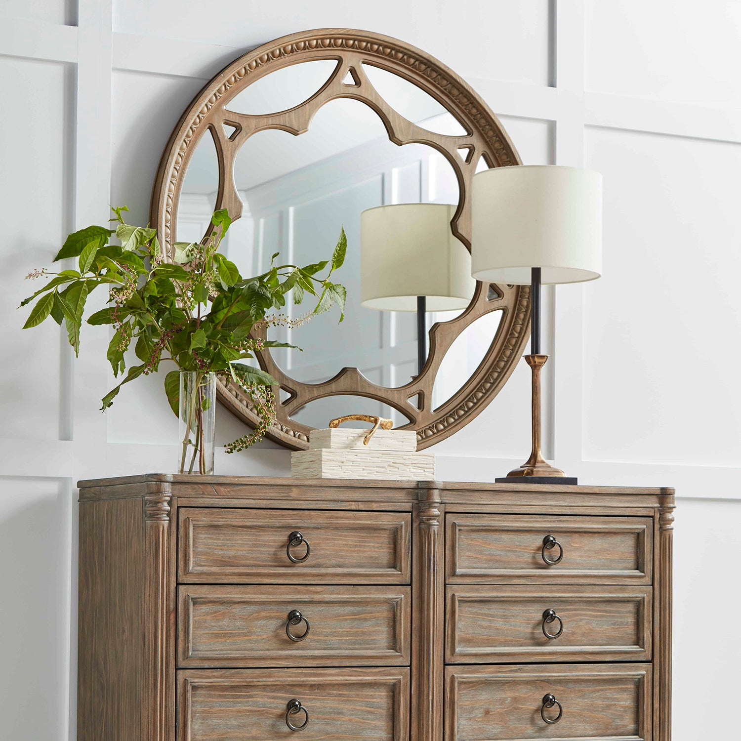 A.R.T. Furniture Architrave Round Wall Mirror