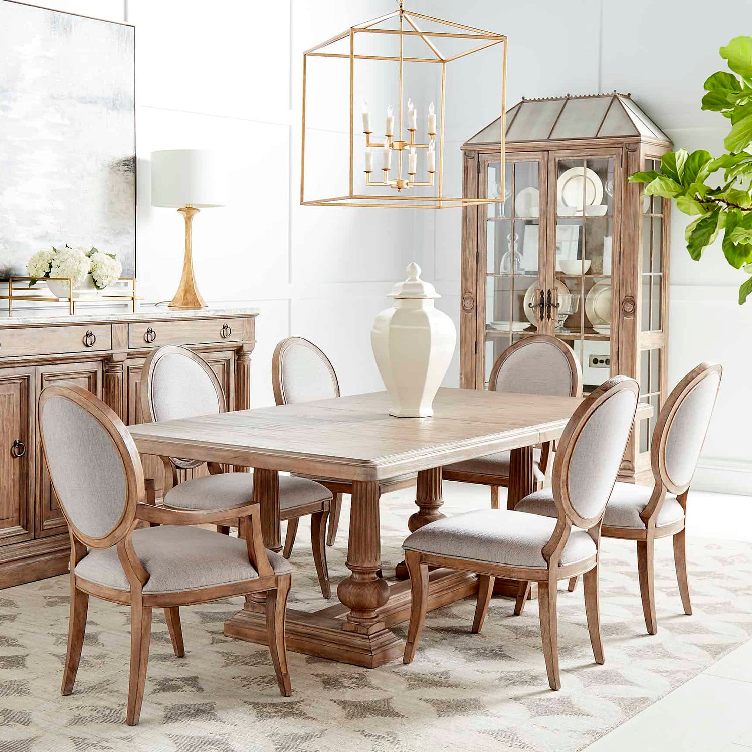 A.R.T. Furniture Architrave Oval Arm Chair Set Of 2