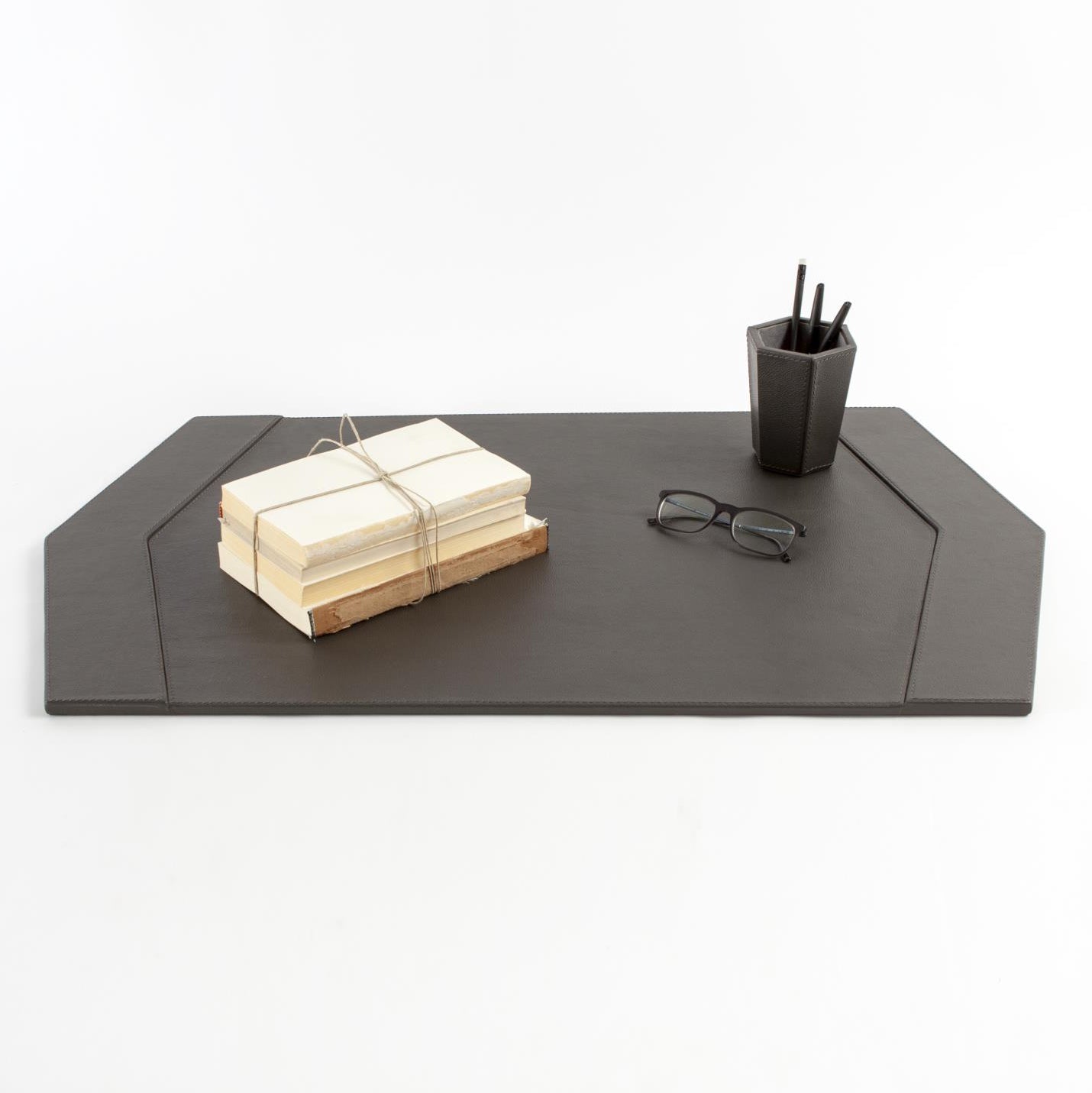 Global Views Tiffany Leather Desk Blotter