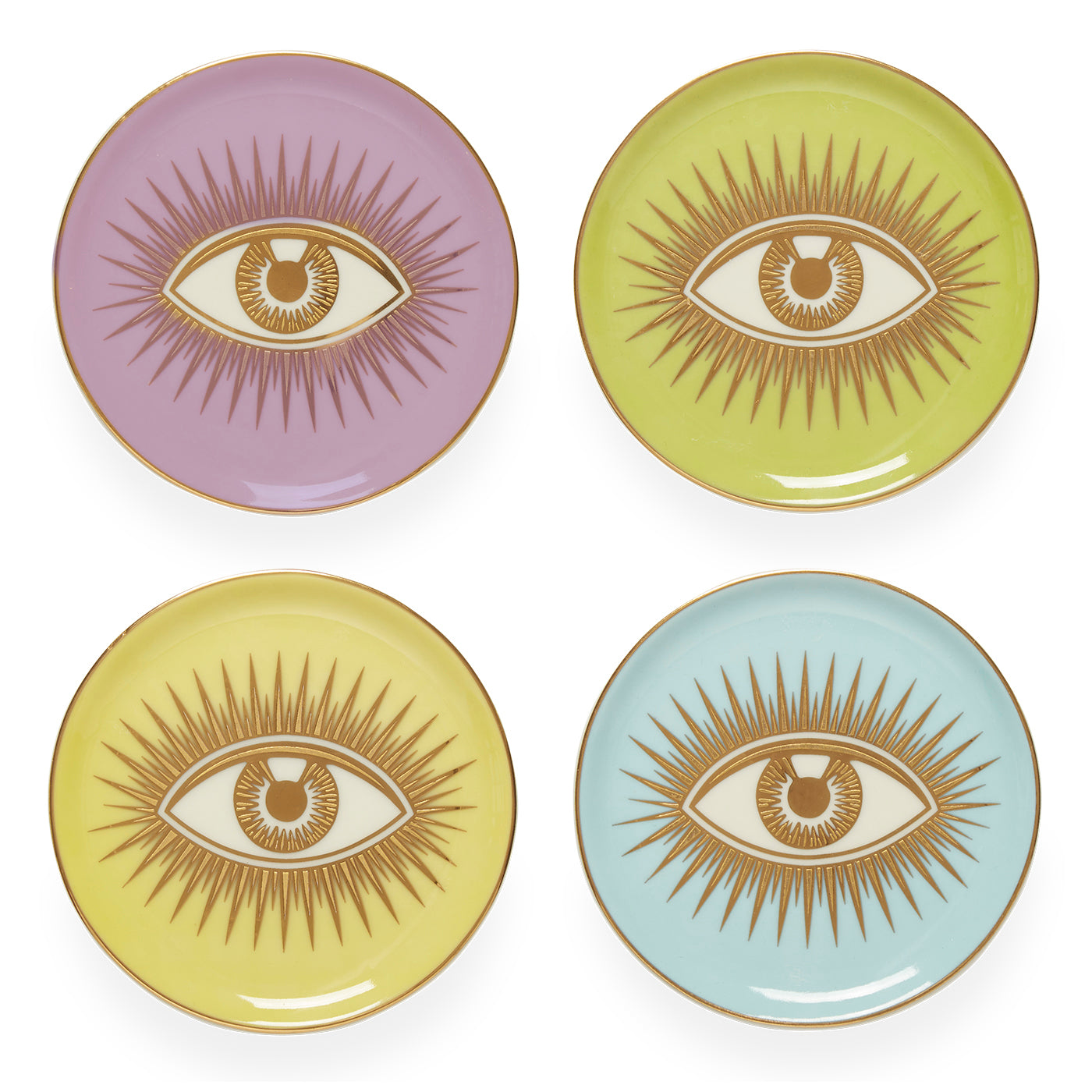 Jonathan Adler Le Wink Coaster Set Of 4