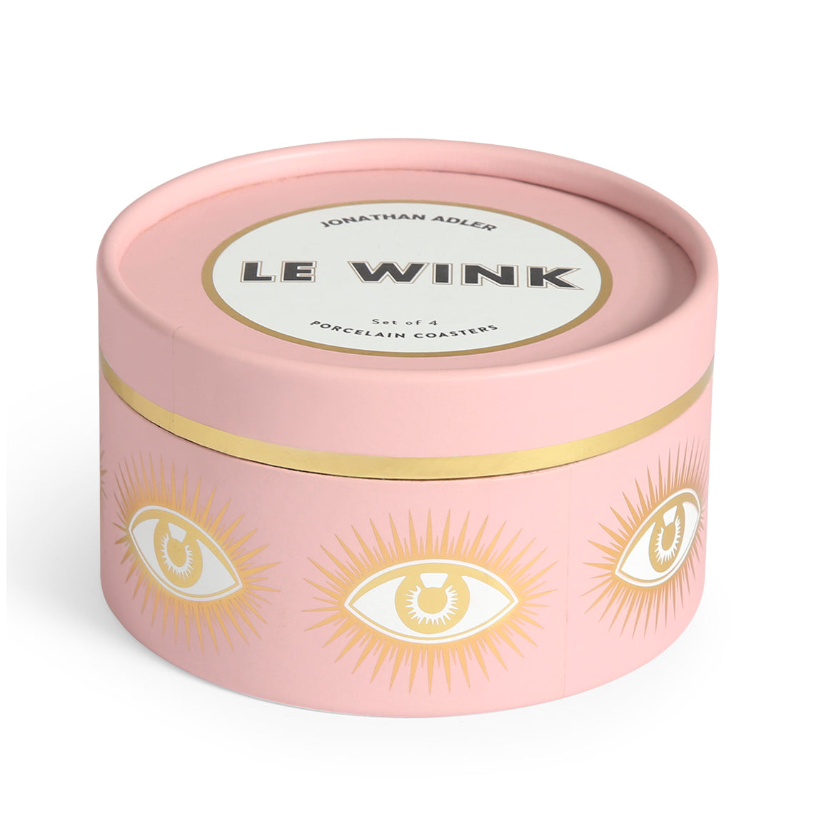 Jonathan Adler Le Wink Coaster Set Of 4