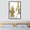 Oliver Gal A Dash of Gold Framed Canvas Wall Art