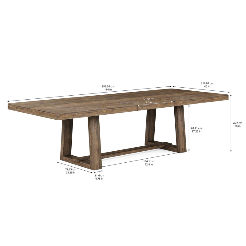 A.R.T. Furniture Stockyard Trestle Dining Table
