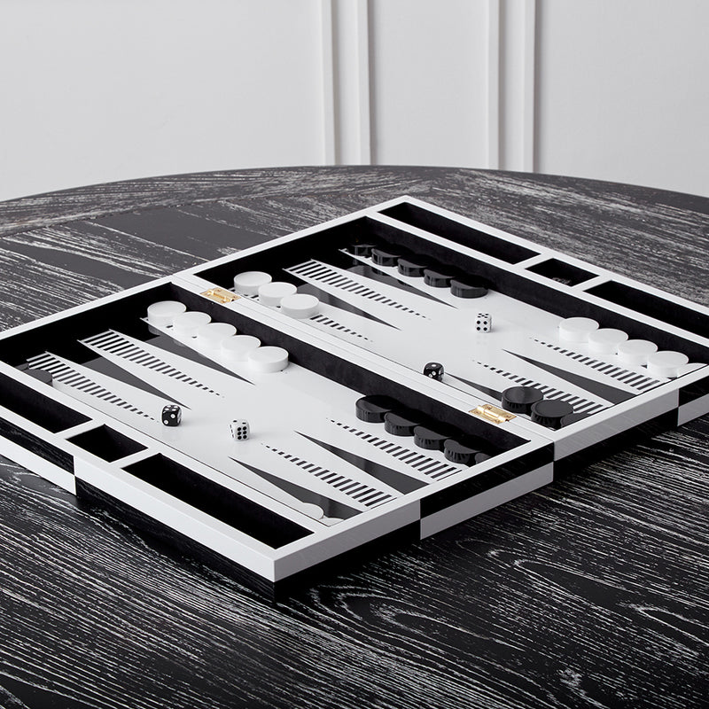 Jonathan Adler Op Art Backgammon Set