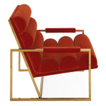 Jonathan Adler Channeled Goldfinger Lounge Chair