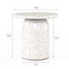 A.R.T. Furniture Cotiere Terrazzo End Table