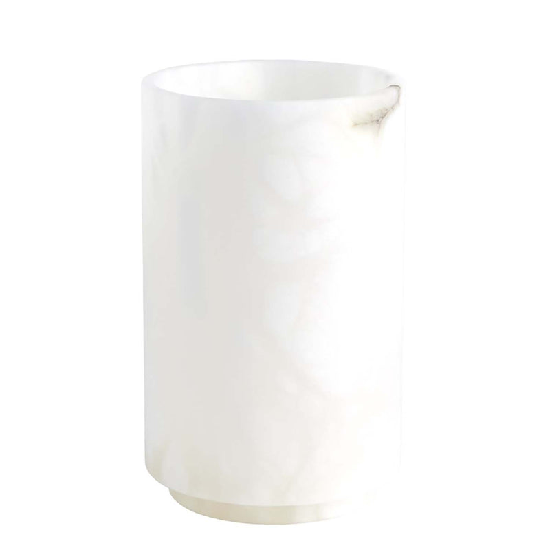 Global Views Alabaster Cylinder Vase