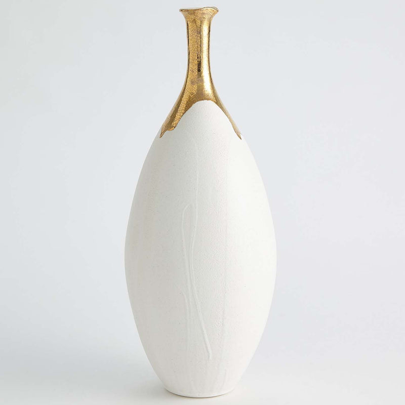 Global Views Dipped Golden Slender Vase