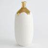 Global Views Dipped Golden Cylinder Vase