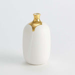 Global Views Dipped Golden Cylinder Vase
