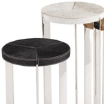 Regina Andrew Andres Hair on Hide Mixer Table Set of 3