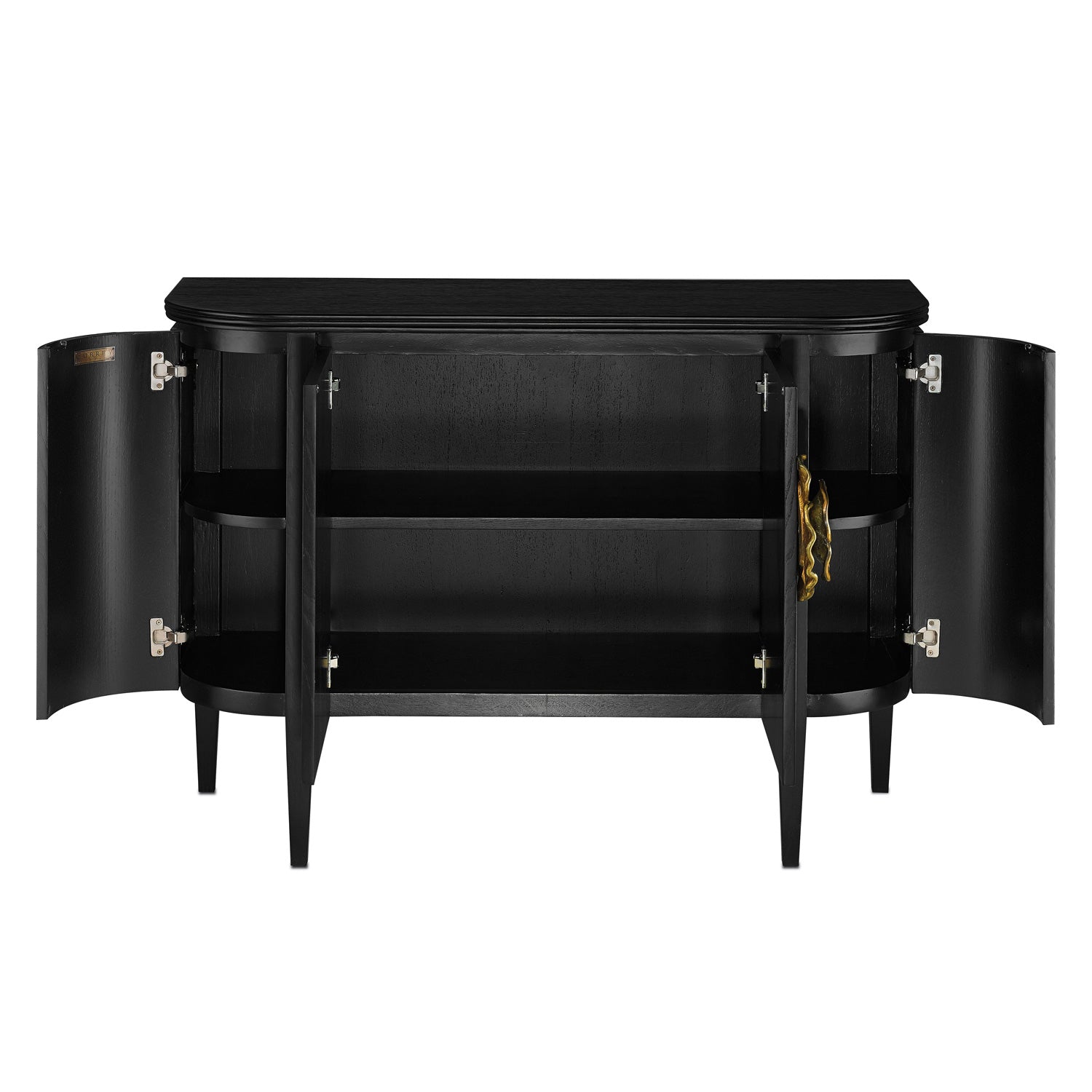 Currey & Co Briallen Demi-Lune Cabinet