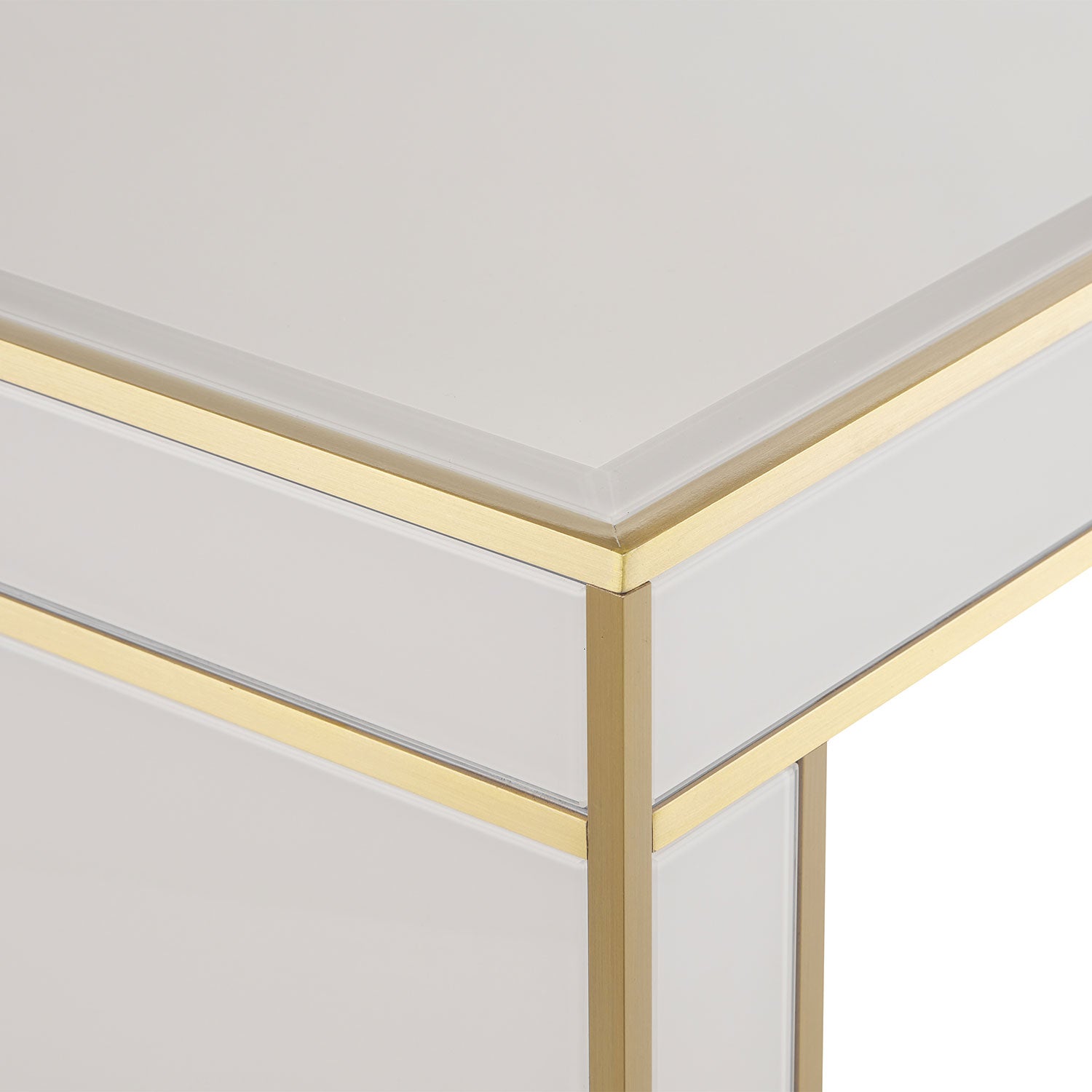 Currey & Co Arden Ivory Console Table - Final Sale