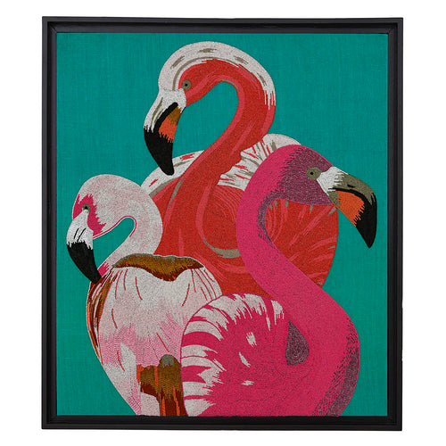 Jonathan Adler Flamingo Beaded Wall Art