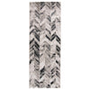 Feizy Micah Gray Silver Machine Woven Rug
