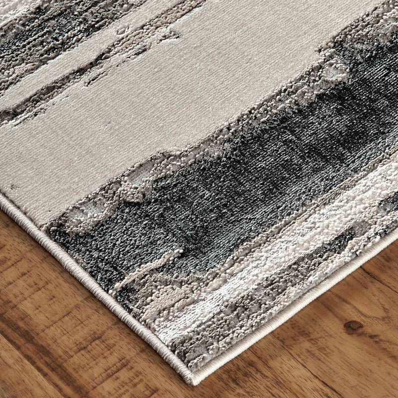 Feizy Micah Silver Machine Woven Rug