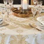 Garnier Thiebaut Eleonore Dore Jacquard Tablecloth