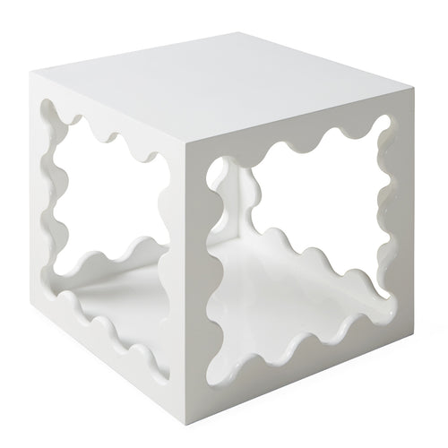 Jonathan Adler Ripple Lacquer Cube