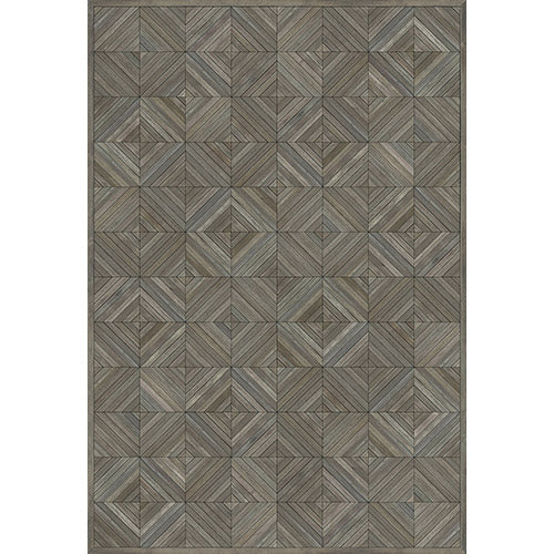 School of Thought - Applying Thought Vinyl Floorcloth