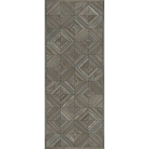 School of Thought - Applying Thought Vinyl Floorcloth